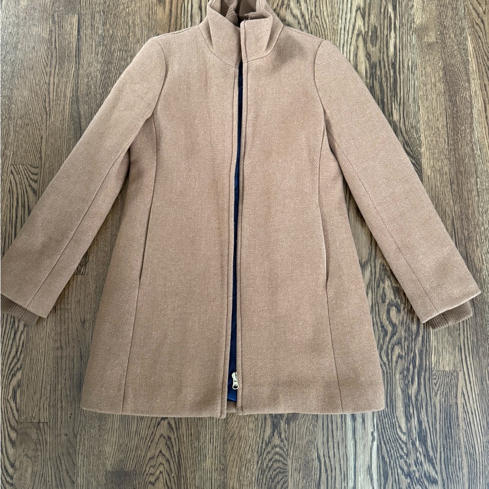 J. Crew Classic Tan Wool Coat